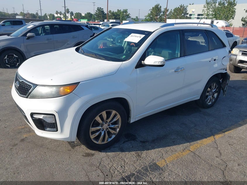 Vin: 5xykw4a21bg106470, lot: 46691362, kia sorento sx v6 20112