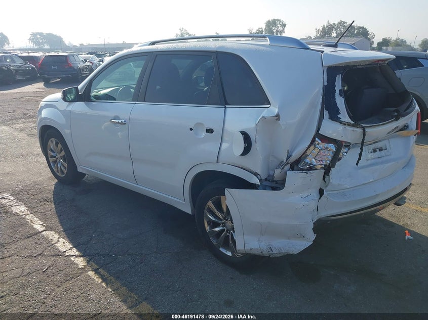 Vin: 5xykw4a21bg106470, lot: 46691362, kia sorento sx v6 20113