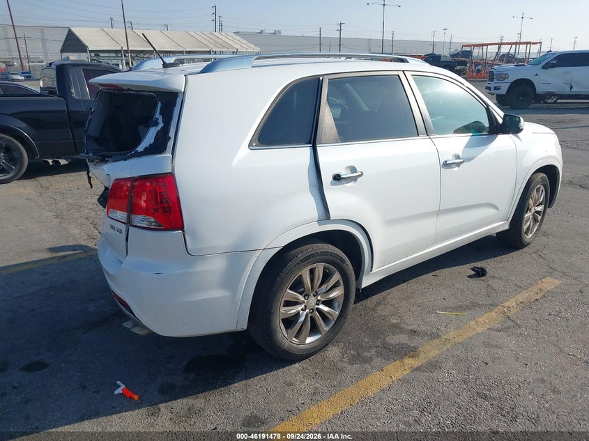 Vin: 5xykw4a21bg106470, lot: 46691362, kia sorento sx v6 20114