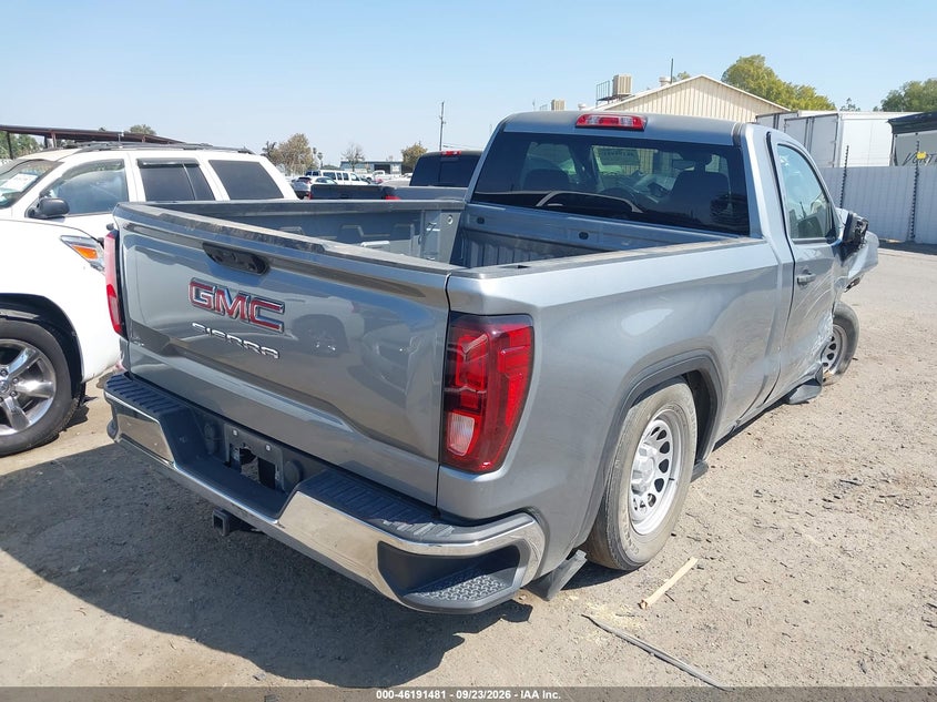 Vin: 3gtnhaek2rg225057, lot: 46691365, gmc sierra 1500 2wd  standard box pro 20244