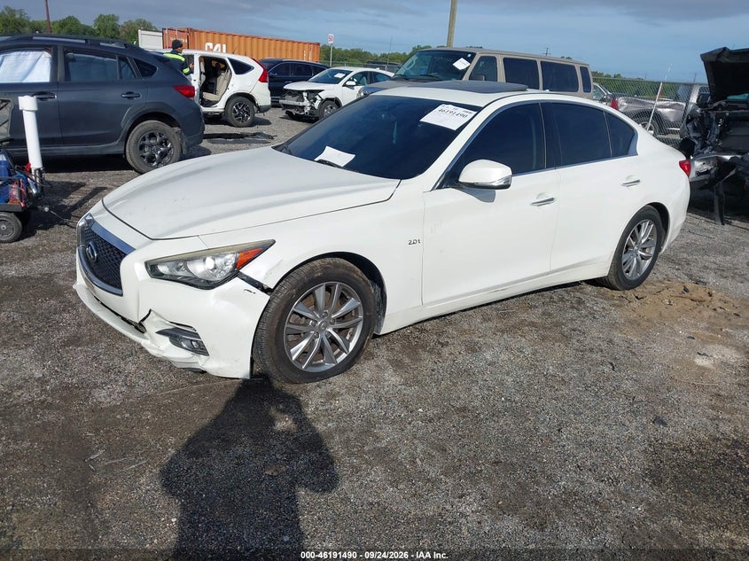 Vin: jn1cv7apxgm202028, lot: 46691374, infiniti q50 2.0t base/2.0t premium 20162