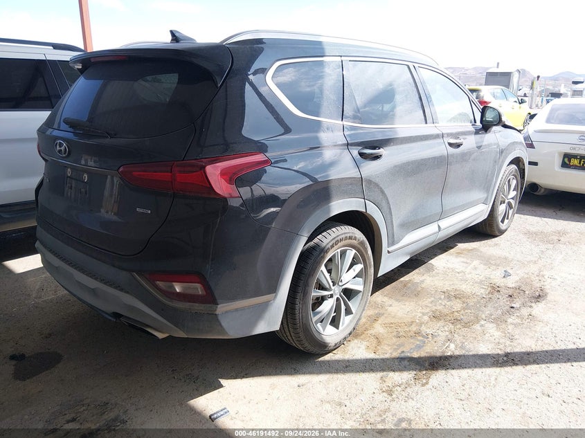Vin: 5nms5cad6kh052877, lot: 46691377, hyundai santa fe limited 20194