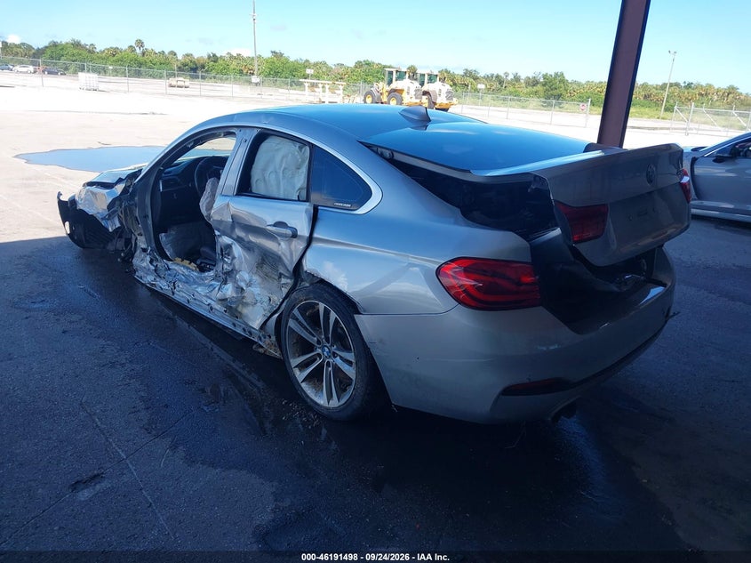 Vin: wba4j1c55kbm12091, lot: 46691382, bmw 430i gran coupe 20193