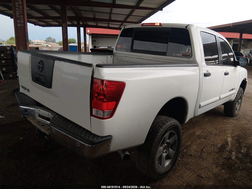 Vin: 1n6ba0ec6an300068, lot: 46691398, nissan titan se 20104