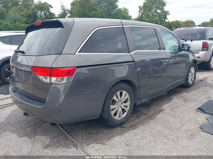 Vin: 5fnrl5h47eb135262, lot: 46691422, honda odyssey ex 20144