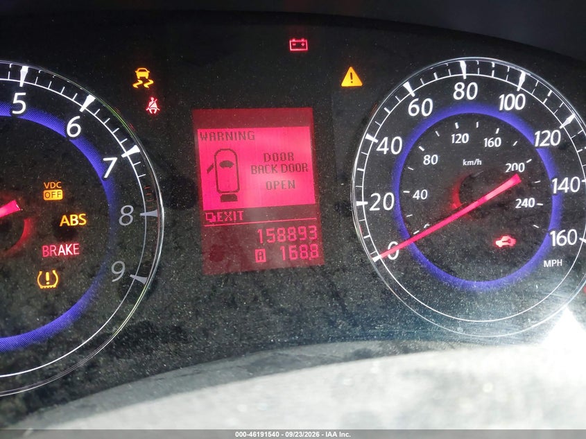 INFINITI EX35 2008 VIN JNKAJ09E78M303893