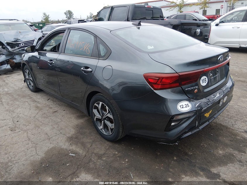 Vin: 3kpf24ad1ke040112, lot: 46691430, kia forte lxs 20193