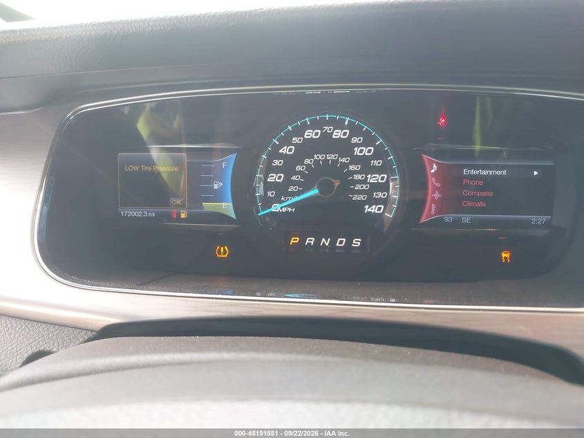 FORD TAURUS 2013 VIN 1FAHP2E81DG117193