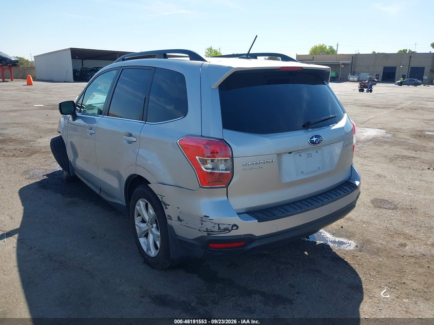 Vin: jf2sjapc9eh499869, lot: 46691437, subaru forester 2.5i touring 20143