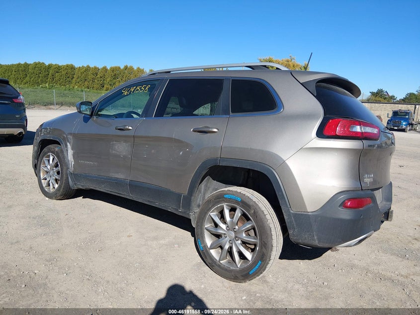 Vin: 1c4pjmdx5jd585095, lot: 46691442, jeep cherokee limited 4x4 20183