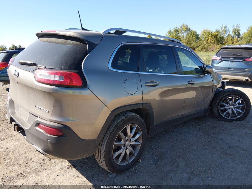 Vin: 1c4pjmdx5jd585095, lot: 46691442, jeep cherokee limited 4x4 20184