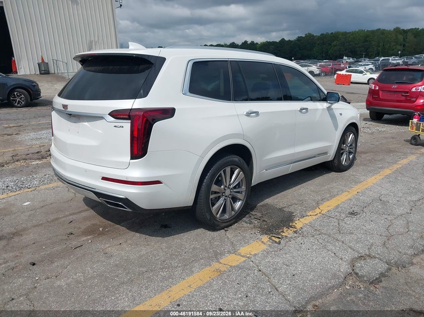 Vin: 1gykpcrs6nz142490, lot: 46691468, cadillac xt6 fwd premium luxury 20224