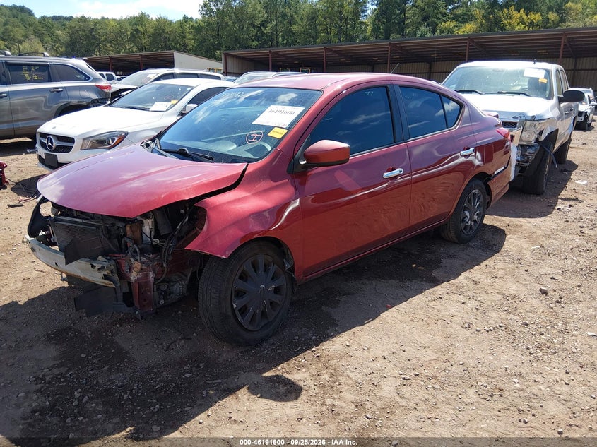 Vin: 3n1cn7ap6jl855540, lot: 46691484, nissan versa 1.6 sv 20182