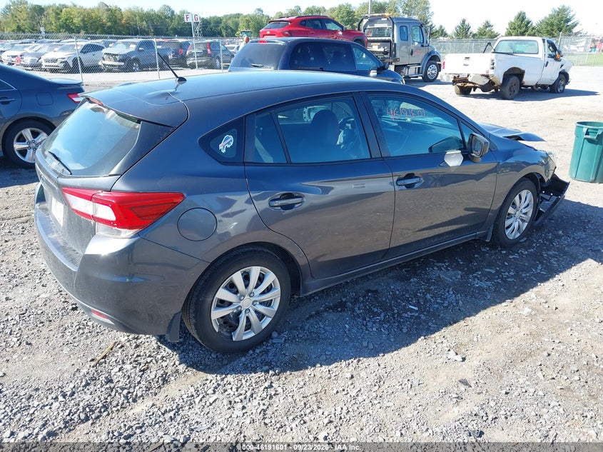 Vin: 4s3gtaa64j3708279, lot: 46691485, subaru impreza 2.0i 20184