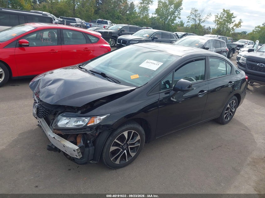 Vin: 19xfb2f88de019468, lot: 46691517, honda civic sdn ex 20132