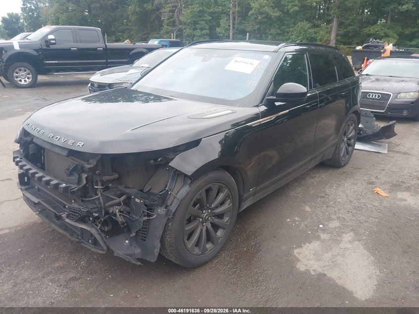 2018 Land Rover Range Rover Velar P380 Se R-Dynamic, Удар спереди, IAAI, VIN SALYL2RV4JA758125 — фото 2