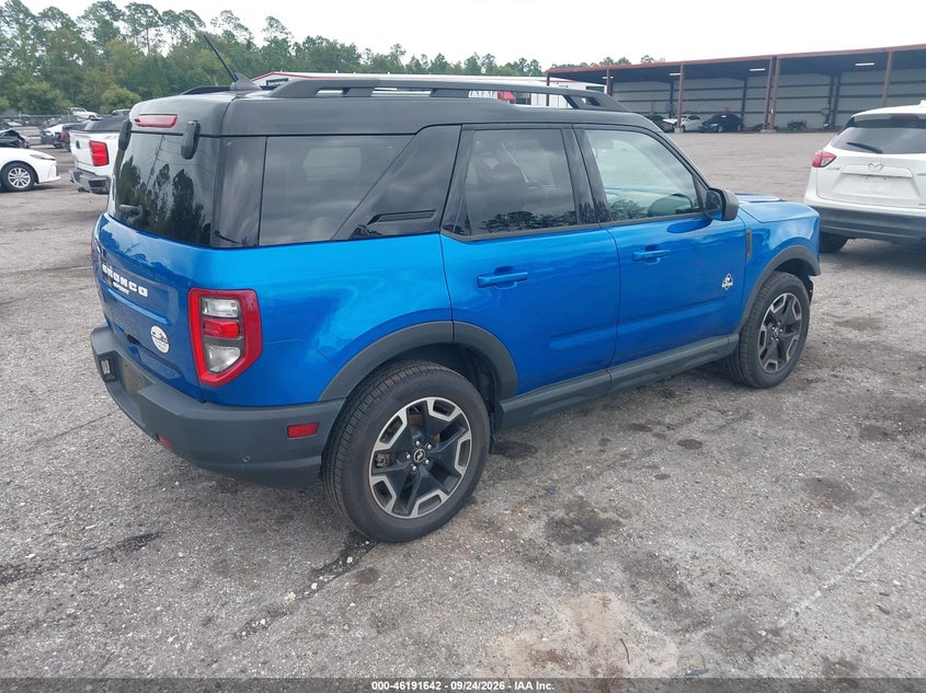 Vin: 3fmcr9c64nrd44246, lot: 46691526, ford bronco sport outer banks 20224