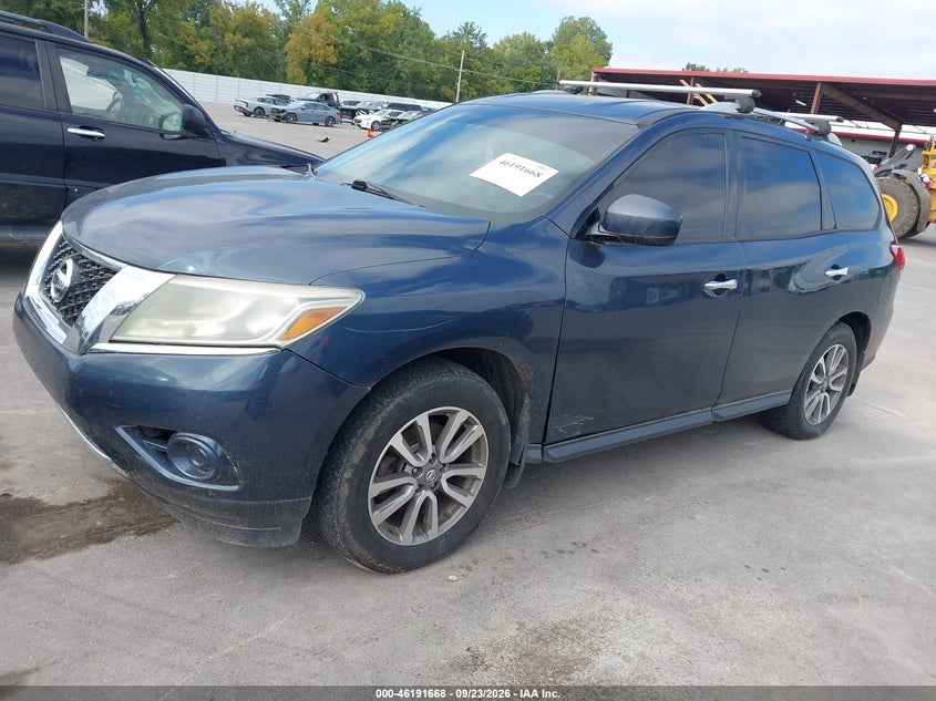Vin: 5n1ar2mm9dc669158, lot: 46691553, nissan pathfinder sv 20132