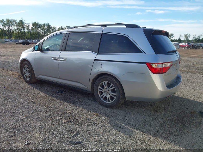 Vin: 5fnrl5h67bb057823, lot: 46691555, honda odyssey ex-l 20113