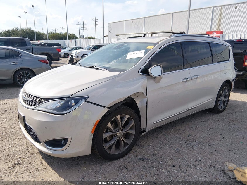 Vin: 2c4rc1gg7kr733064, lot: 46691557, chrysler pacifica limited 20192