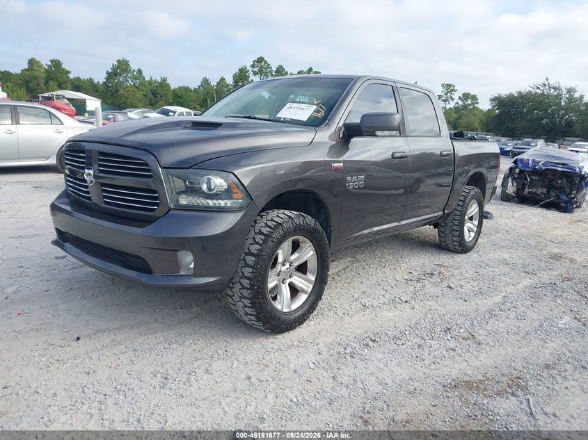 Vin: 1c6rr7mt6fs698600, lot: 46691561, ram 1500 sport 20152