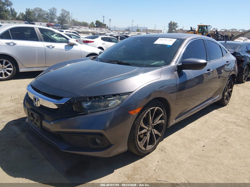 Vin: 19xfc2f89me203007, lot: 46691589, honda civic sport 20212
