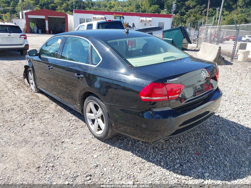 Vin: 1vwbp7a34dc047037, lot: 46691597, volkswagen passat se w/sunroof 20133