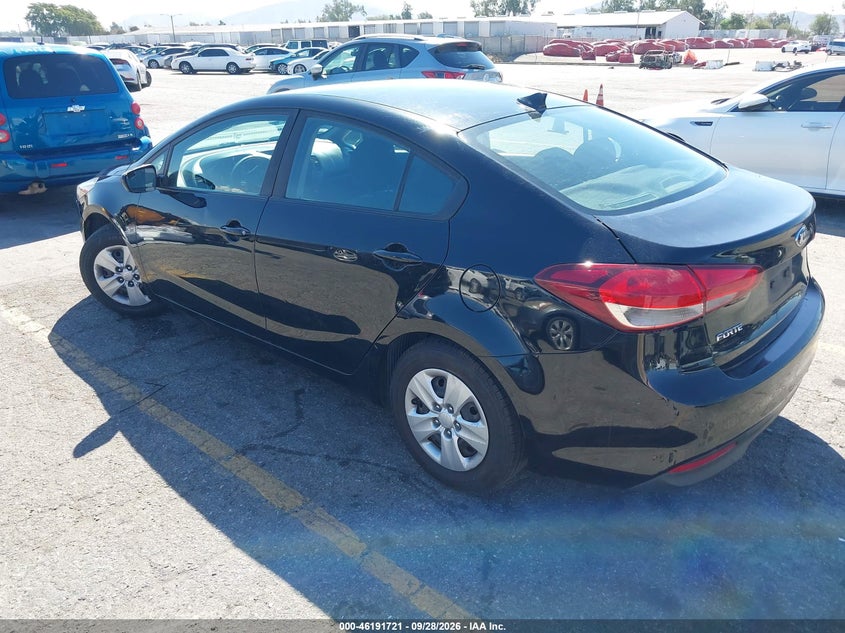 Vin: 3kpfk4a75je251662, lot: 46691605, kia forte lx 20183