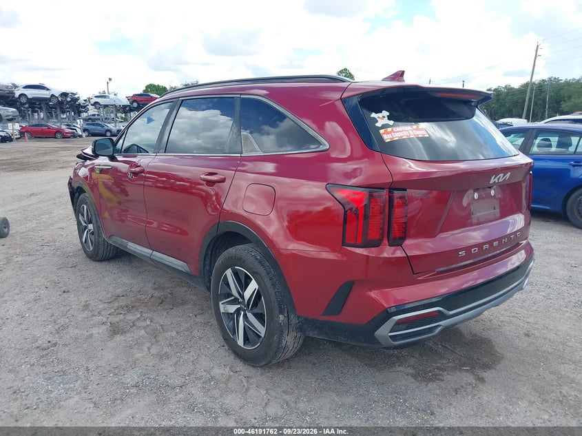 Vin: 5xyrl4lc4ng136483, lot: 46691646, kia sorento s 20223