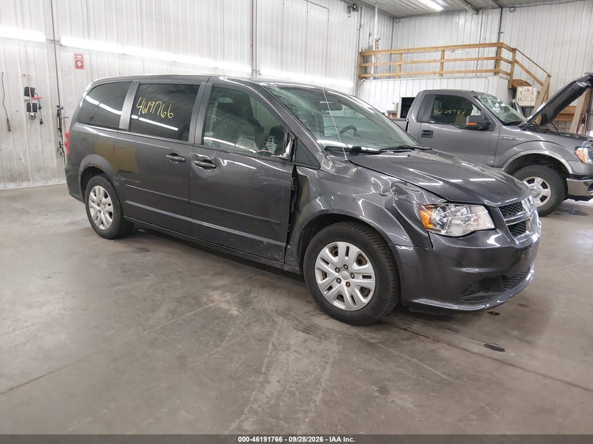 Vin: 2c4rdgbg8hr637606, lot: 46691650, dodge grand caravan se 20171