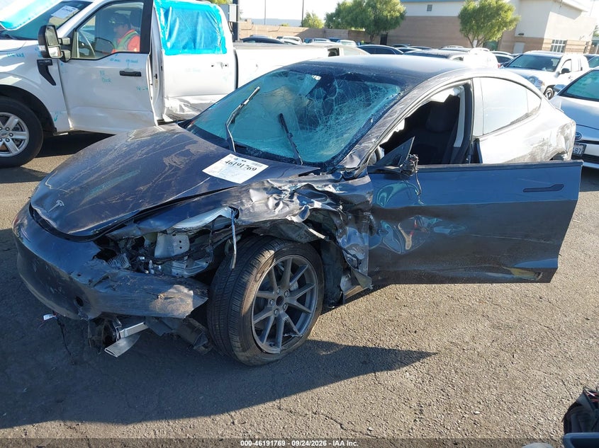 Vin: 5yj3e1ea1pf465291, lot: 46691653, tesla model 3 rear-wheel drive 20232