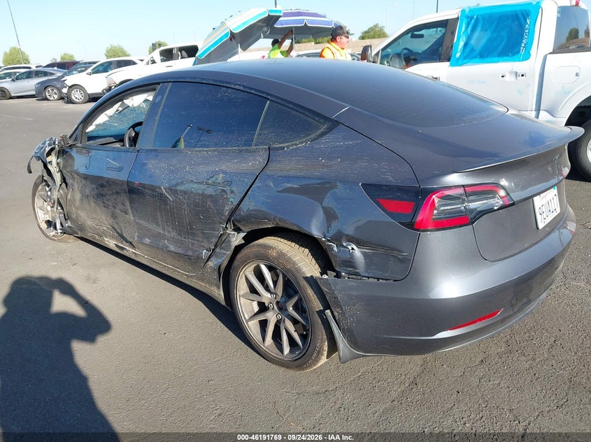 Vin: 5yj3e1ea1pf465291, lot: 46691653, tesla model 3 rear-wheel drive 20233