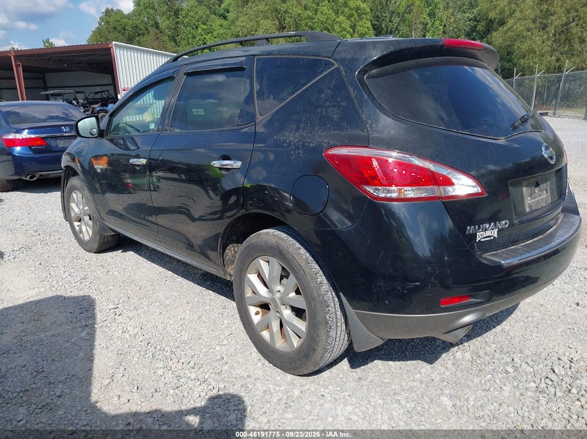 Vin: jn8az1mu2bw054448, lot: 46691660, nissan murano sl 20113
