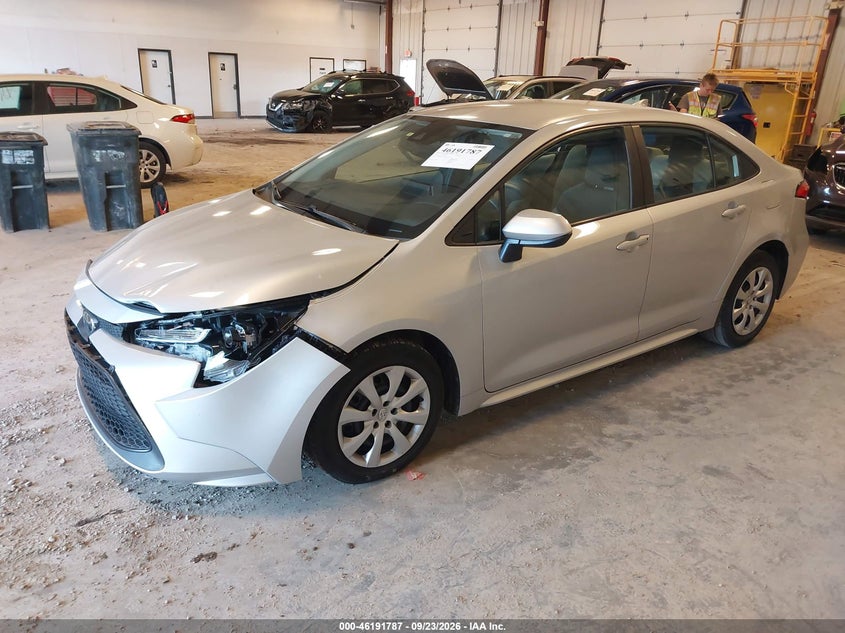 Vin: 5yfeprae2lp121641, lot: 46691671, toyota corolla le 20202