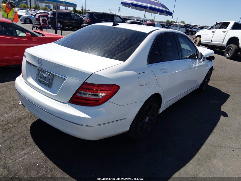 Vin: wddgf4hb4ea952937, lot: 46691680, mercedes-benz c-class c 250 luxury 20144