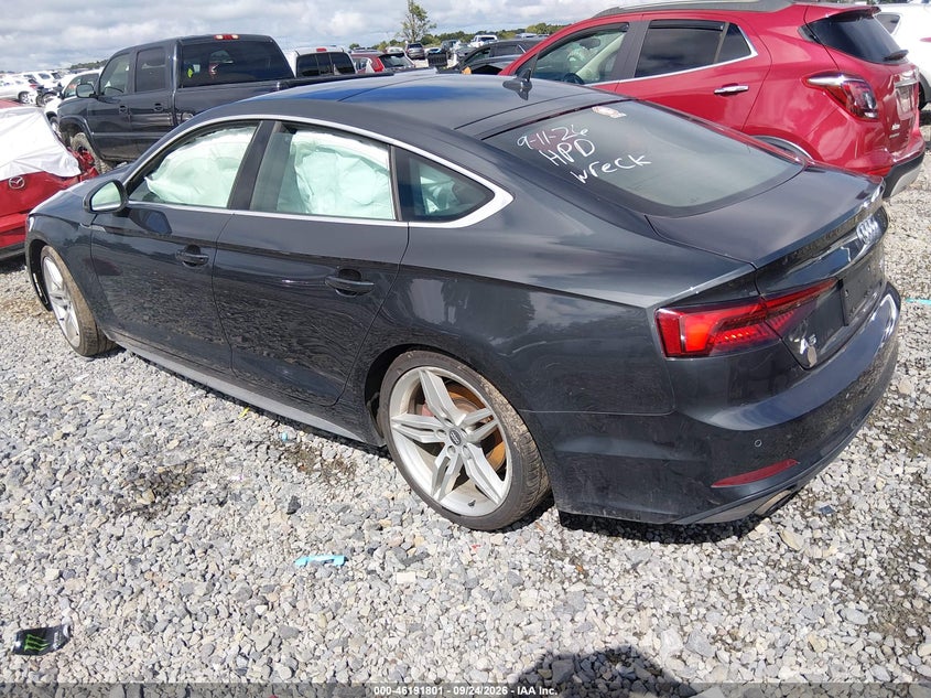 Vin: wauencf53ja014530, lot: 46691685, audi a5 2.0t premium 20183