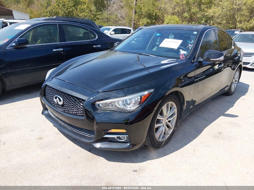 2014 Infiniti Q50 Premium, Normal Wear & Tear, IAAI, VIN JN1BV7AP5EM674100 — photo 2