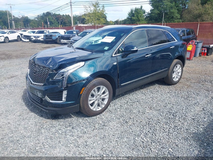 Vin: 1gyknar48sz101639, lot: 46691715, cadillac xt5 fwd luxury 20252