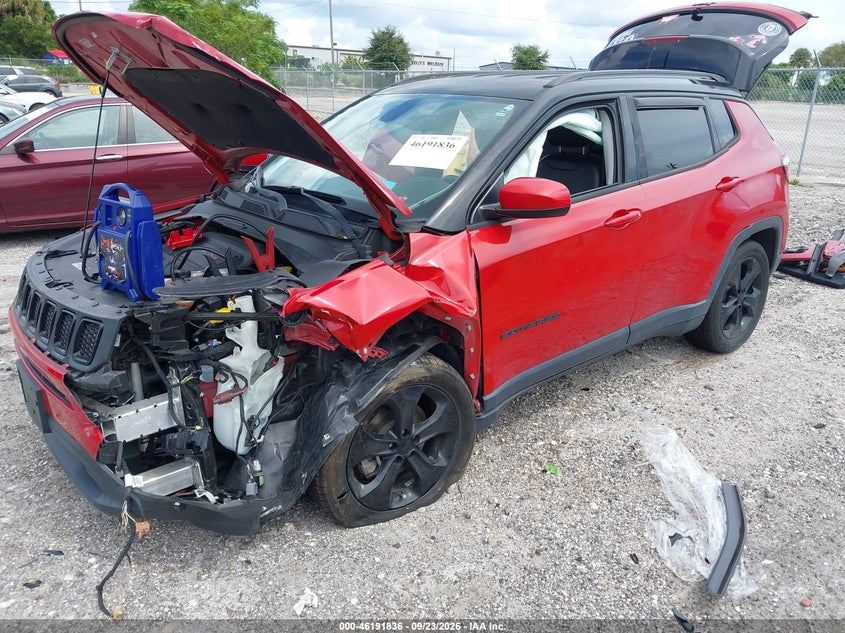 Vin: 3c4njcbb0kt789016, lot: 46691720, jeep compass altitude fwd 20192