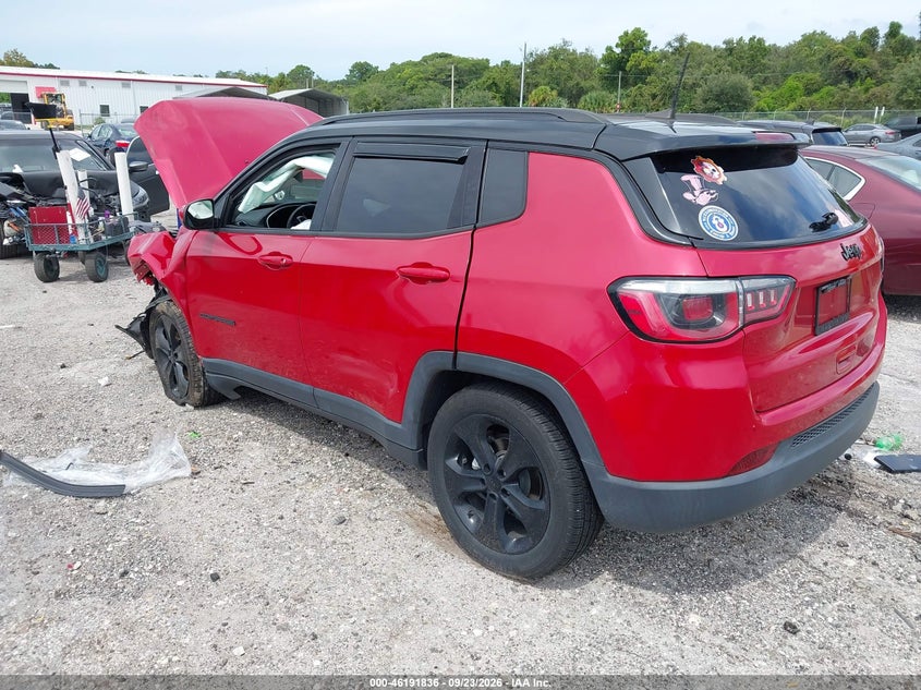Vin: 3c4njcbb0kt789016, lot: 46691720, jeep compass altitude fwd 20193