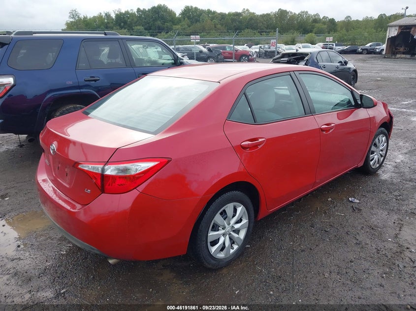 Vin: 5yfburhe2ep089343, lot: 46691746, toyota corolla le 20144