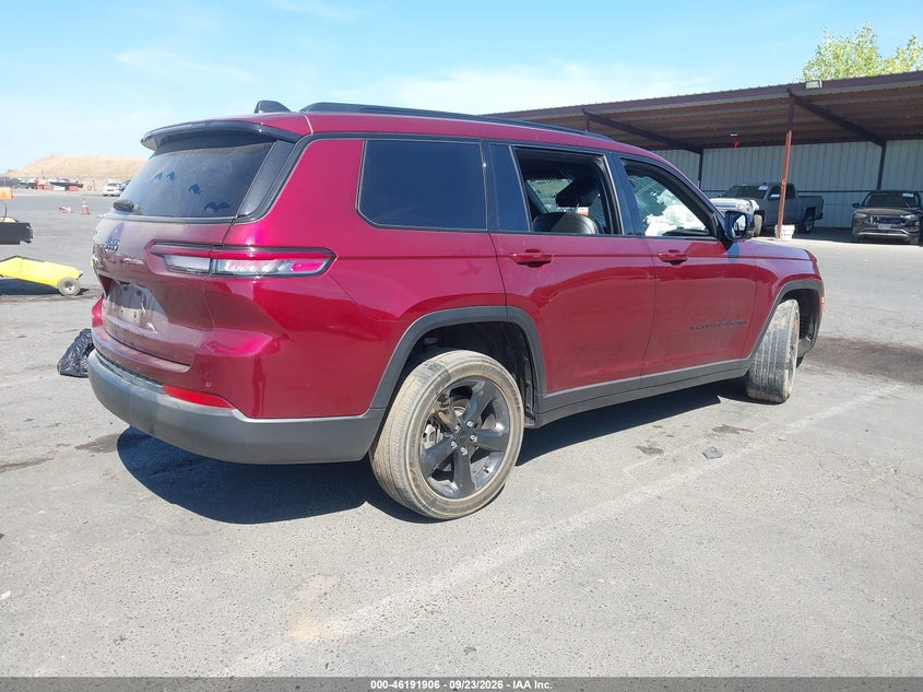Vin: 1c4rjkagxp8817077, lot: 46691790, jeep grand cherokee l altitude 4x4 20234