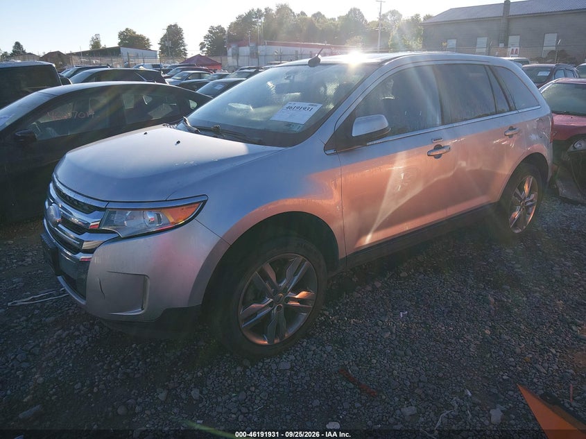 Vin: 2fmdk4kc1dbb42884, lot: 46691815, ford edge limited 20132