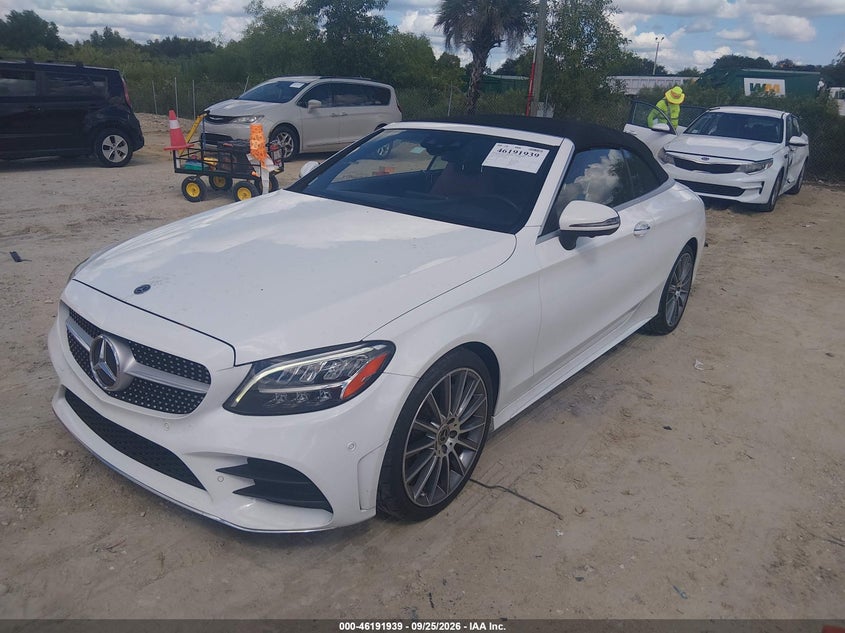 Vin: wddwk8db3kf919284, lot: 46691823, mercedes-benz c 300 20192