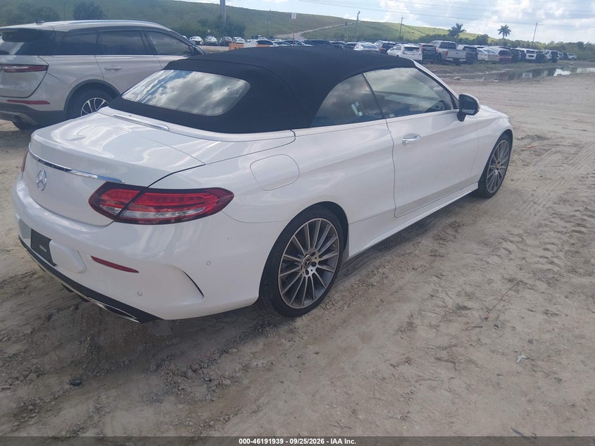 Vin: wddwk8db3kf919284, lot: 46691823, mercedes-benz c 300 20194