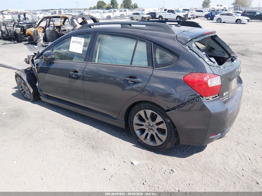 Vin: jf1gpat6xf8297925, lot: 46691827, subaru impreza 2.0i sport premium 20153