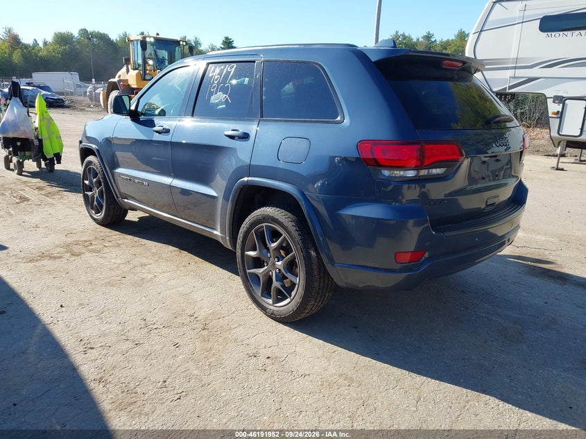 Vin: 1c4rjfbg6mc535825, lot: 46691836, jeep grand cherokee 80th anniversary 20213