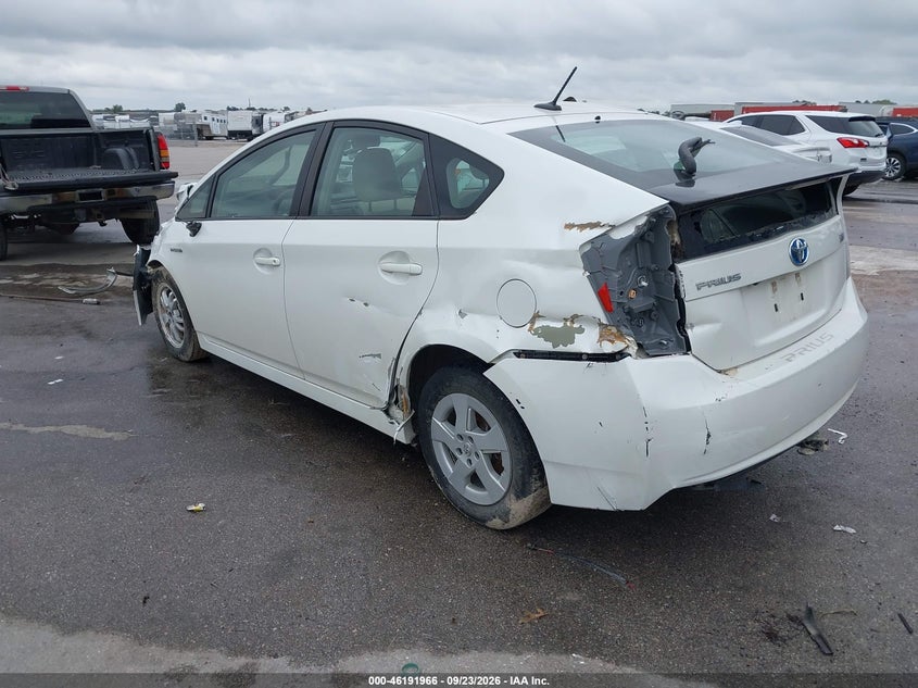 Vin: jtdkn3du2a0047959, lot: 46691850, toyota prius iii 20103