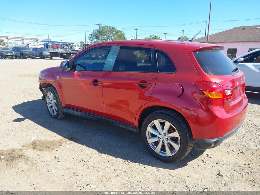 Vin: 4a4ap3au3de016049, lot: 46691858, mitsubishi outlander sport es 20133