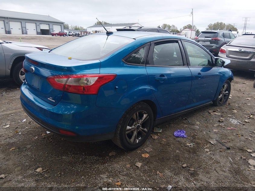 Vin: 1fadp3f2xdl241873, lot: 46691860, ford focus se 20134